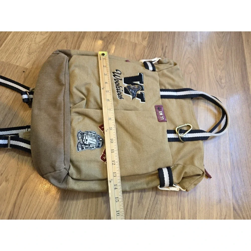 New Disney Parks Star Wars Wookies Rebel Back Pack Tote 15 by 15 in approx